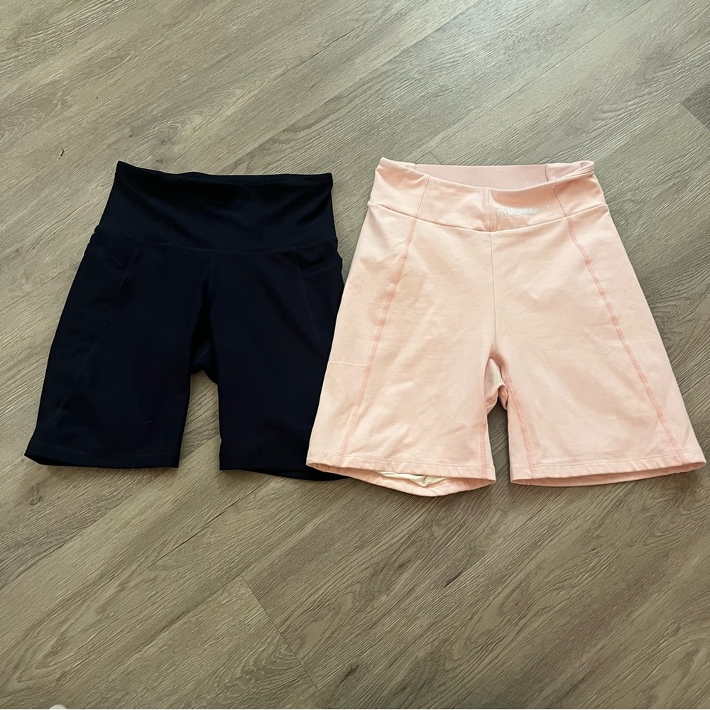 Old Navy Women's Bike Shorts - Black and Pink